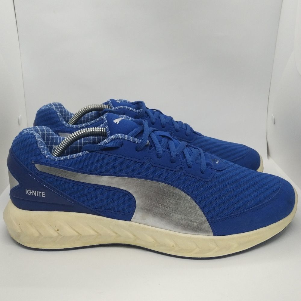 Puma Ignite Ultimate‎ Power Cool Running Shoes Sneakers Men's Size 12.5 Blue